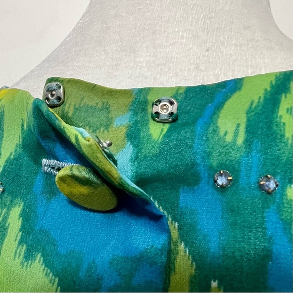 Vintage Jerry Gilden New York Chiffon Floral Dress - Picture 8 of 11